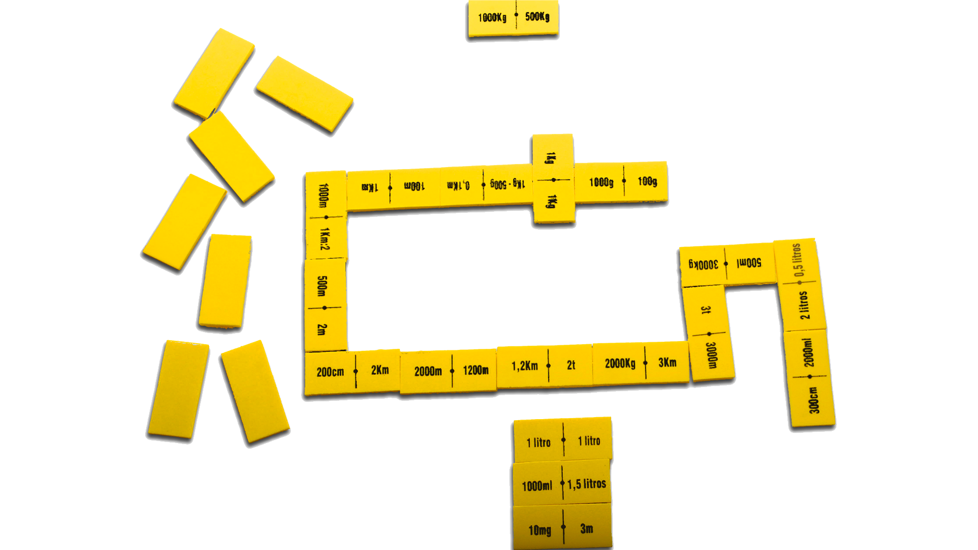 Dominó das Medidas de Comprimento, Capacidade e Volume · Jogos